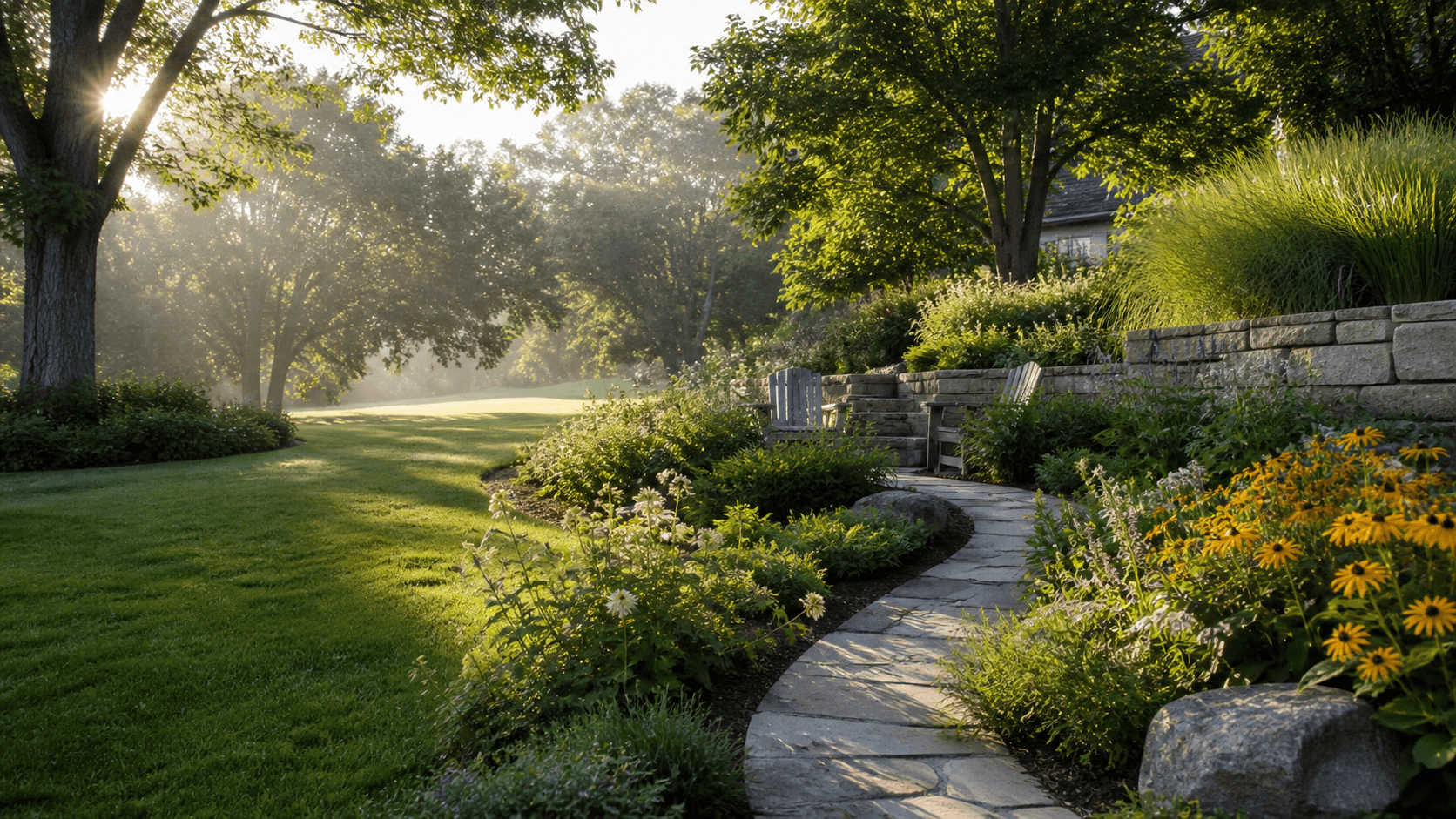 Landscaping Contractor completed by Field & Stone Landscapes
