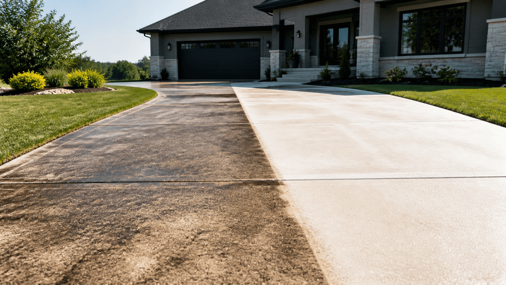 Pressure Washing completed by ClearJet Exterior Cleaning
